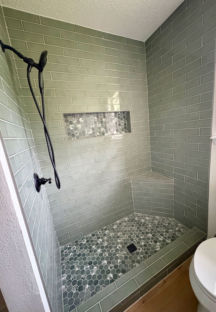 Master Shower Tiling