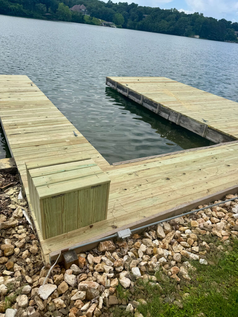 New Dock Decking